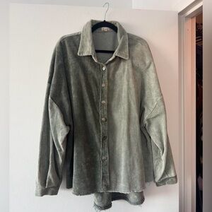 POL Corduroy Shacket